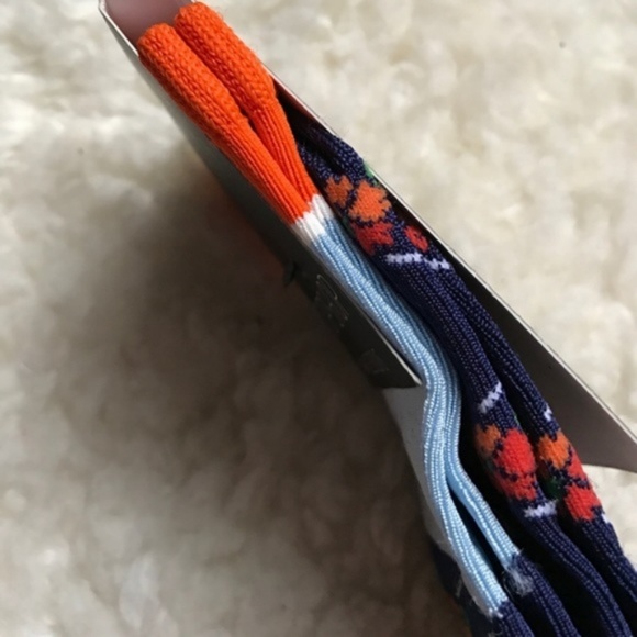 Topshop Colorblock Floral Stripe Socks Hosiery - Picture 3 of 4